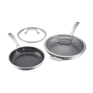 FusionPlus? 4pc Skillet Set?C 10?? with Lid & 12?? with Lid