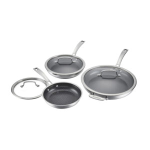 FusionPlus? 6pc Skillet Set?C 8?? with Lid 10?? with Lid 12?? with Lid