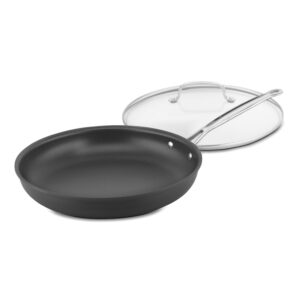 Chef??s Classic ? Nonstick Hard Anodized 12?? Skillet with Glass Cover