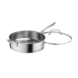 Professional Series? Cookware 6 Quart Saut?? Pan with Helper Handle & Cover