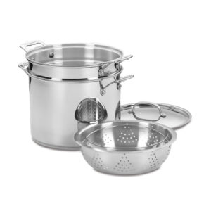 Chef's Classic? Stainless 12 Quart Pasta/Steamer 4 Piece Set