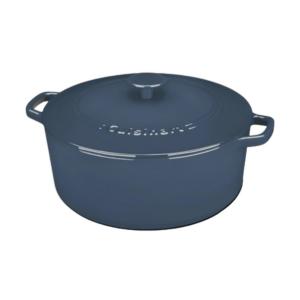 Chef??s Classic? Enameled Cast Iron Cookware 7 Qt. Round Covered Casserole
