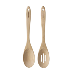 Beechwood 2pc Spoon Set (Solid and Slotted)