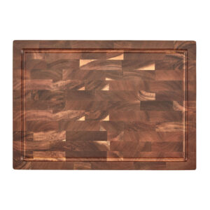 17" Reversible End Grain Acacia Cutting Board