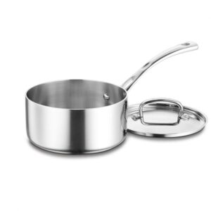 French Classic Tri-Ply Stainless 3 Quart Saucepan