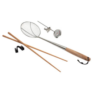 4-Piece Wok Deep Fry Tool Set